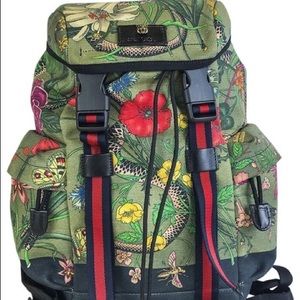 gucci backpack with snake